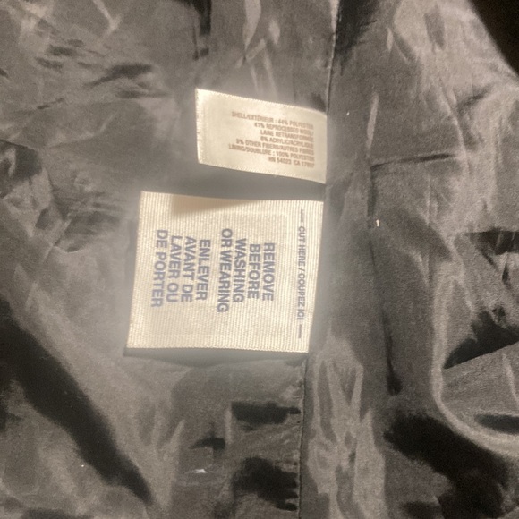 Old Navy black wool coat - Picture 5 of 5